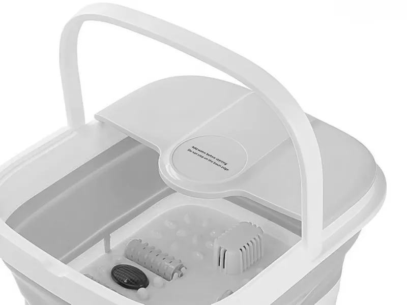 Сгъваема вана за крака с подгряване и масажни ролки, 500 W