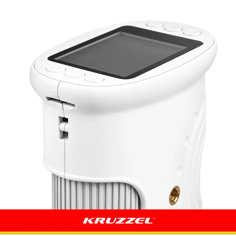 Образователен джобен микроскоп, бял, Kruzzel