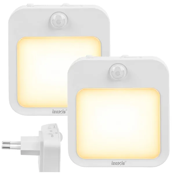 LED нощна лампа с датчик за движение – 2 бр. Izoxis