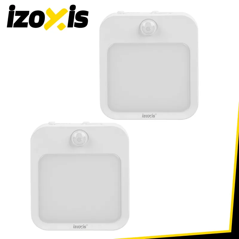 LED нощна лампа с датчик за движение – 2 бр. Izoxis