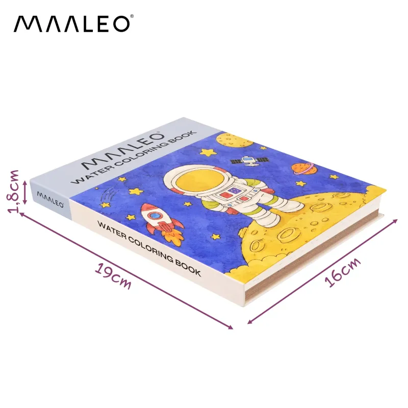 Водна книжка за оцветяване – астронавтът Мааело