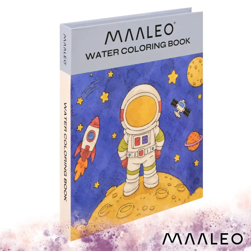 Водна книжка за оцветяване – астронавтът Мааело