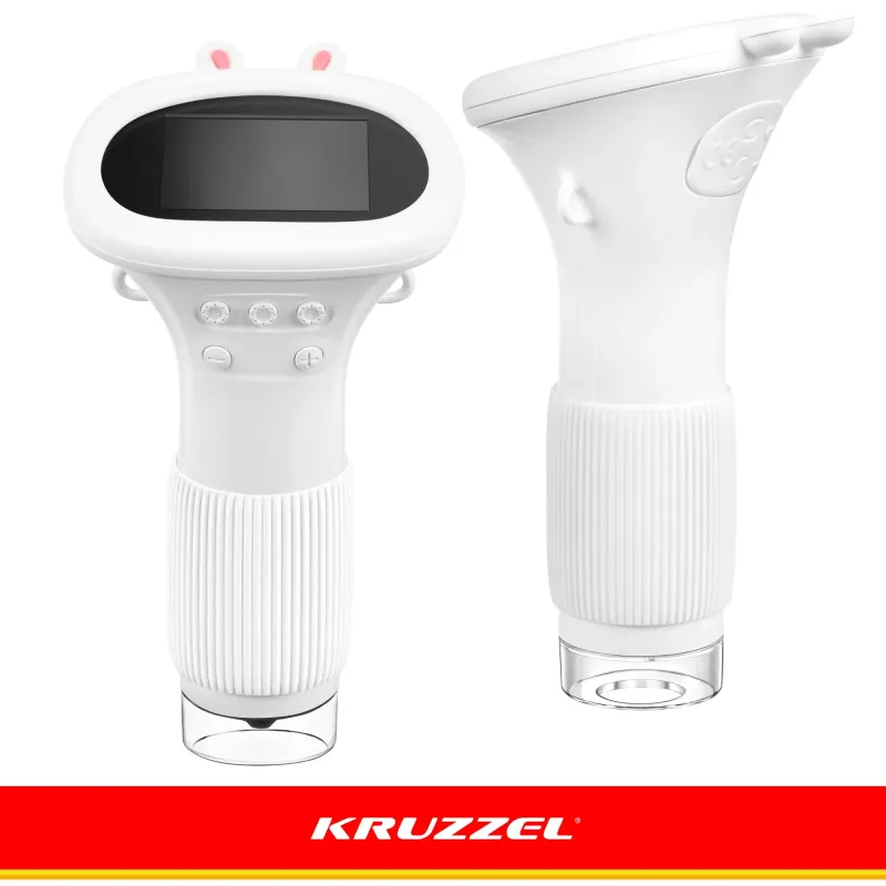 Учебен микроскоп 1000x, бял, Kruzzel