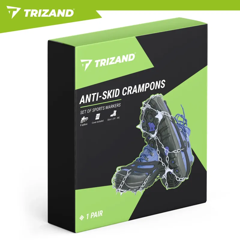 Накрайници за обувки/антиплъзгащи шипове 41-44 Trizand