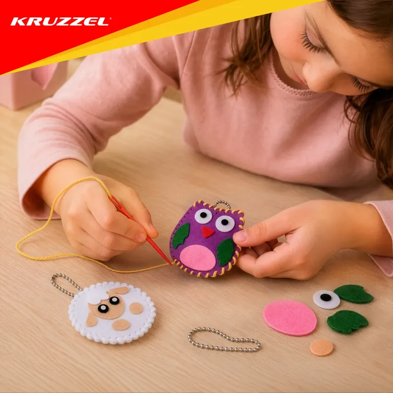Комплект за шиене за деца, 12 части, Kruzzel
