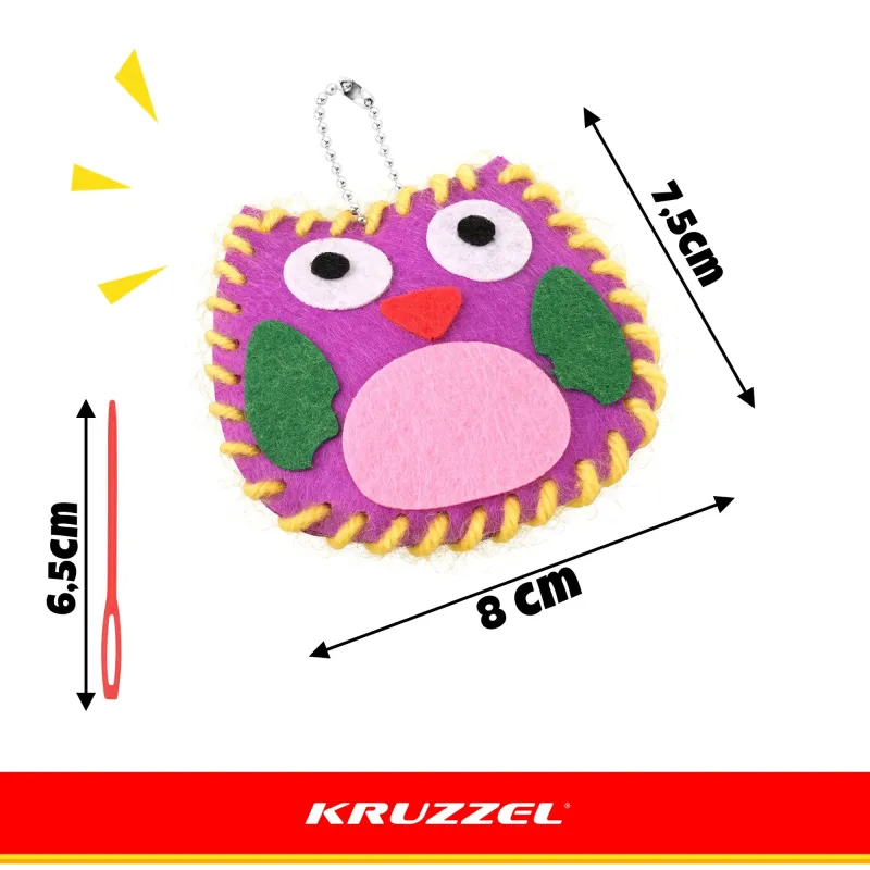 Комплект за шиене за деца, 12 части, Kruzzel