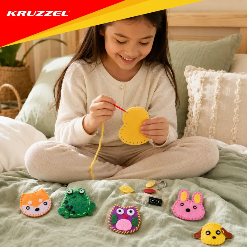 Комплект за шиене за деца, 12 части, Kruzzel