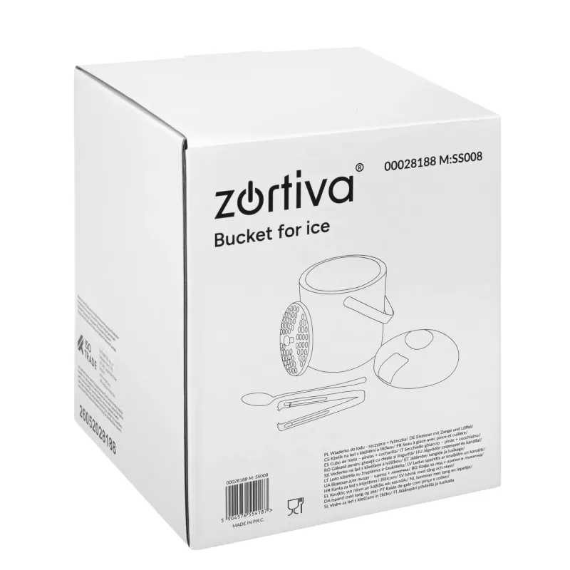 Кофичка за лед – клещи + лъжичка Zortiva