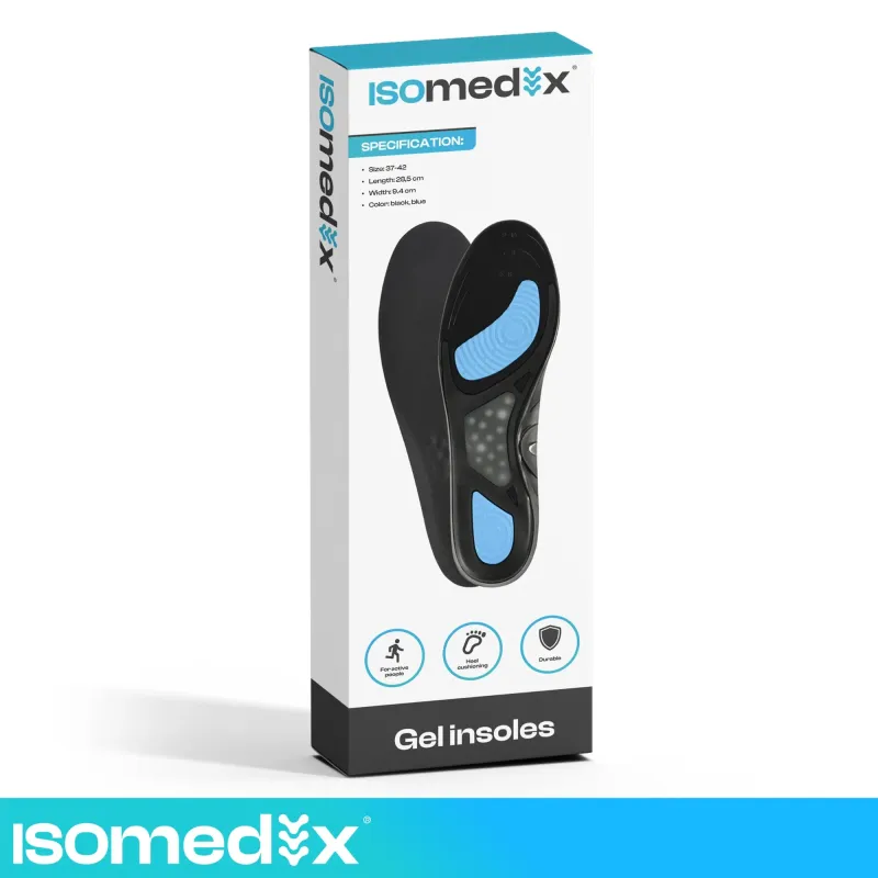 Гелови стелки за обувки 37-42 Isomedix