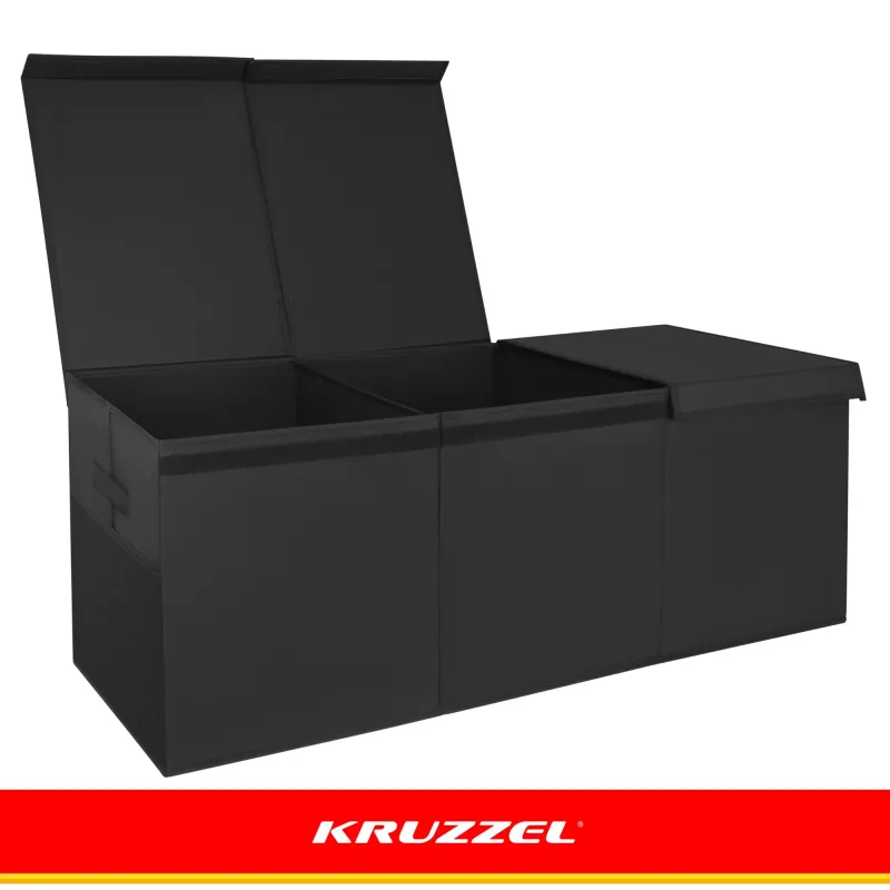 Кутия за играчки – черна Kruzzel