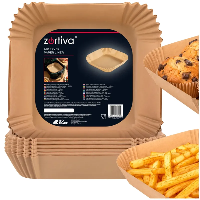 Хартиени капсули за фритюрник, 100 бр., Zortiva