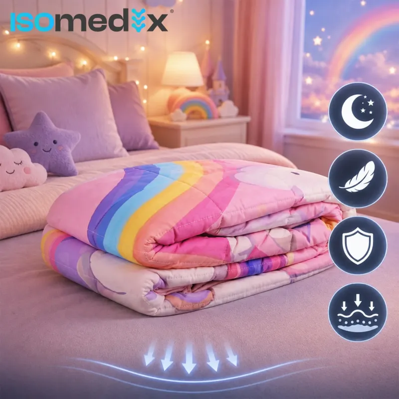 Розово тежестно одеяло 100x150, 4 кг, Isomedix