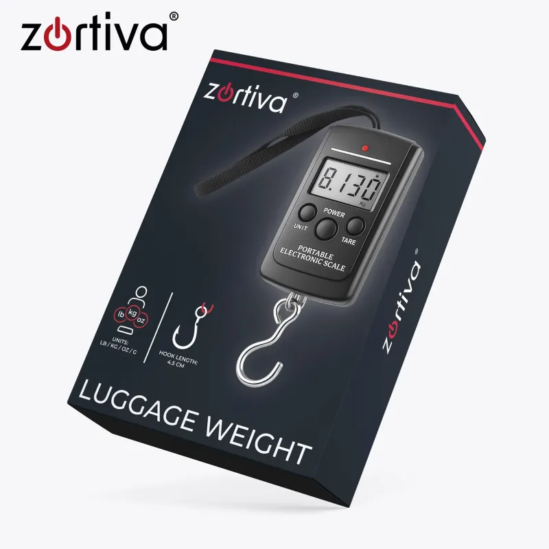 LED везни за багаж – 40 кг Zortiva