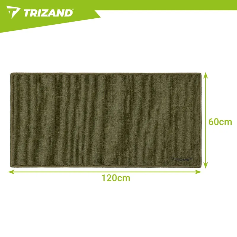 Бързосъхнеща кърпа 120x60 см, зелена, Trizand
