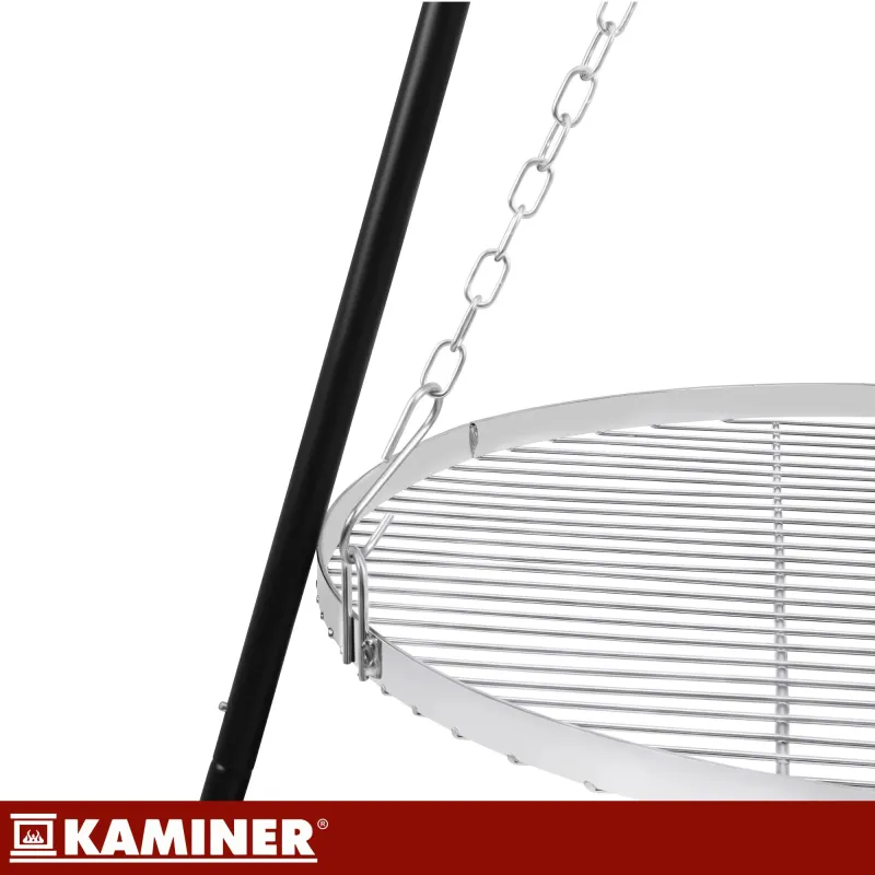 Градински грил на три крака 167x58 см Kaminer