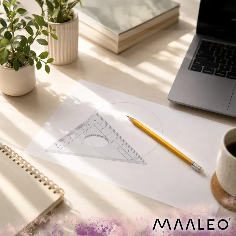 Геометричен комплект, 7 елемента, Maaleo