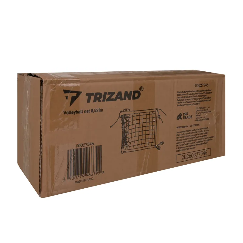 Мрежа за волейбол 8,5x1 м + чанта Trizand