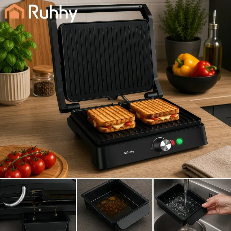 Електрически грил/тостер 2000 W Ruhhy 26176