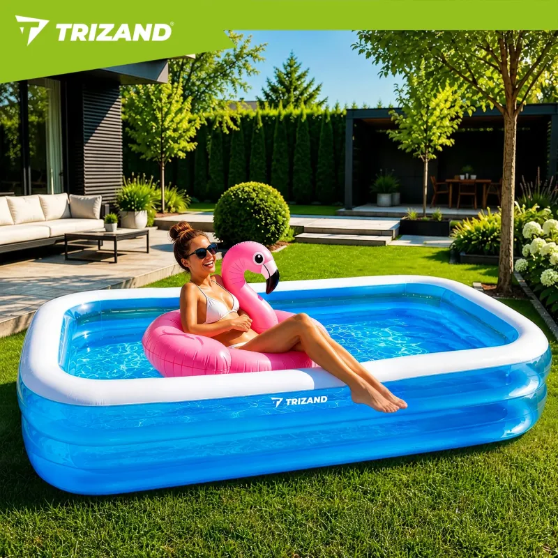Надуваем басейн 262x175x50 см Trizand