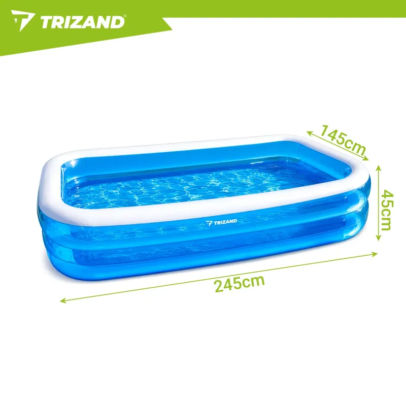 Надуваем басейн 262x175x50 см Trizand