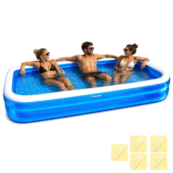 Надуваем басейн 305x183x50 см Trizand