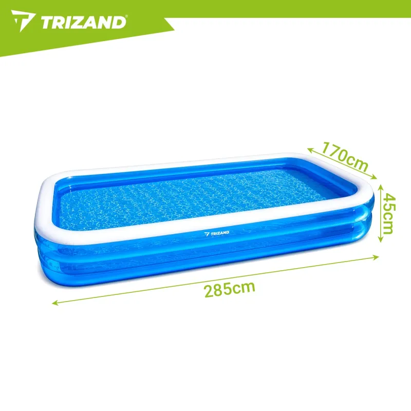 Надуваем басейн 305x183x50 см Trizand