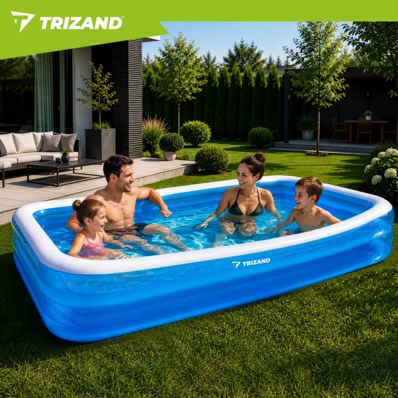 Надуваем басейн 305x183x50 см Trizand