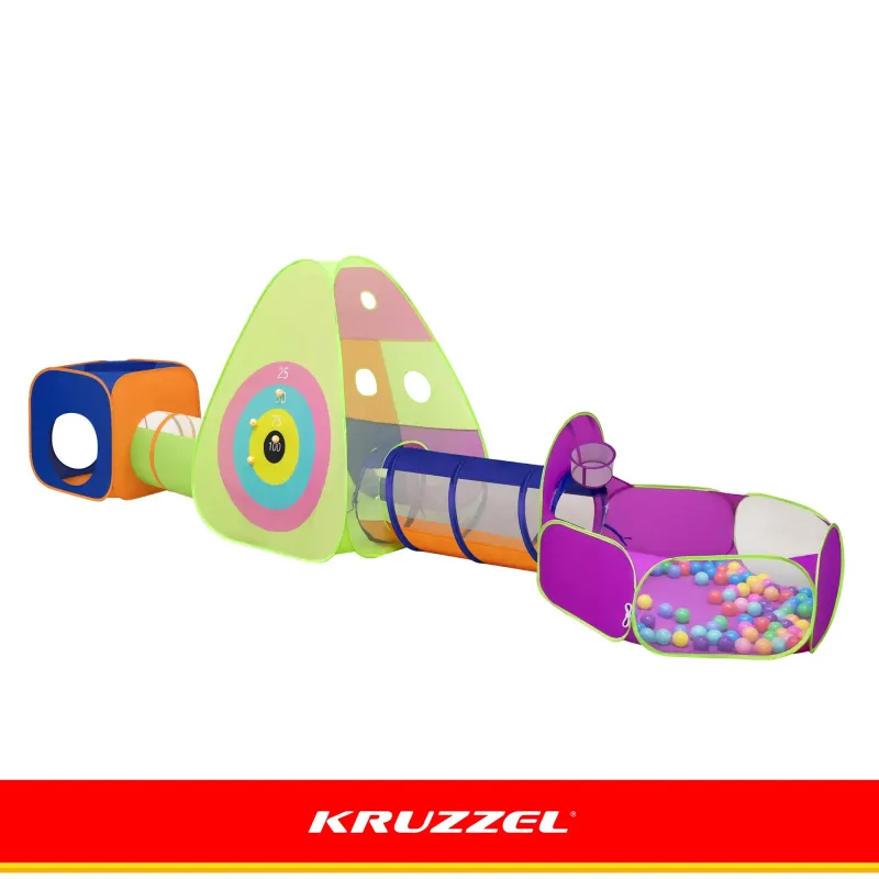 Детска палатка с тунели 5 в 1 Kruzzel
