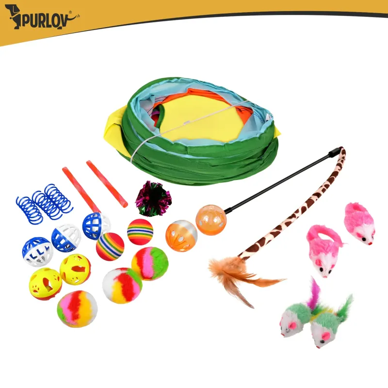 Играчка за котки - комплект от 24 части. Purlov
