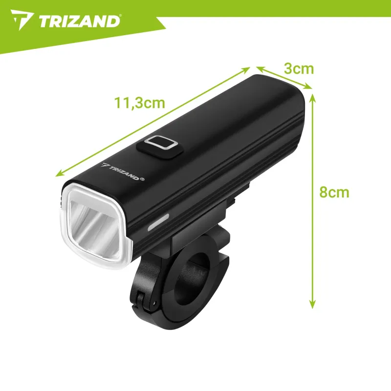 Trizand LED светлина за цикъл 1000lm + задна светлина