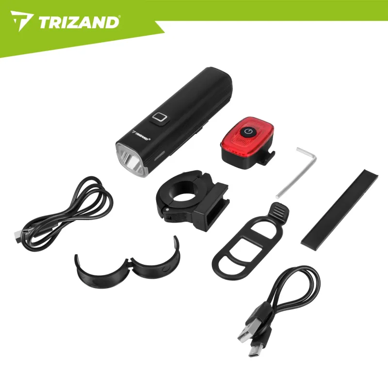 Trizand LED светлина за цикъл 1000lm + задна светлина