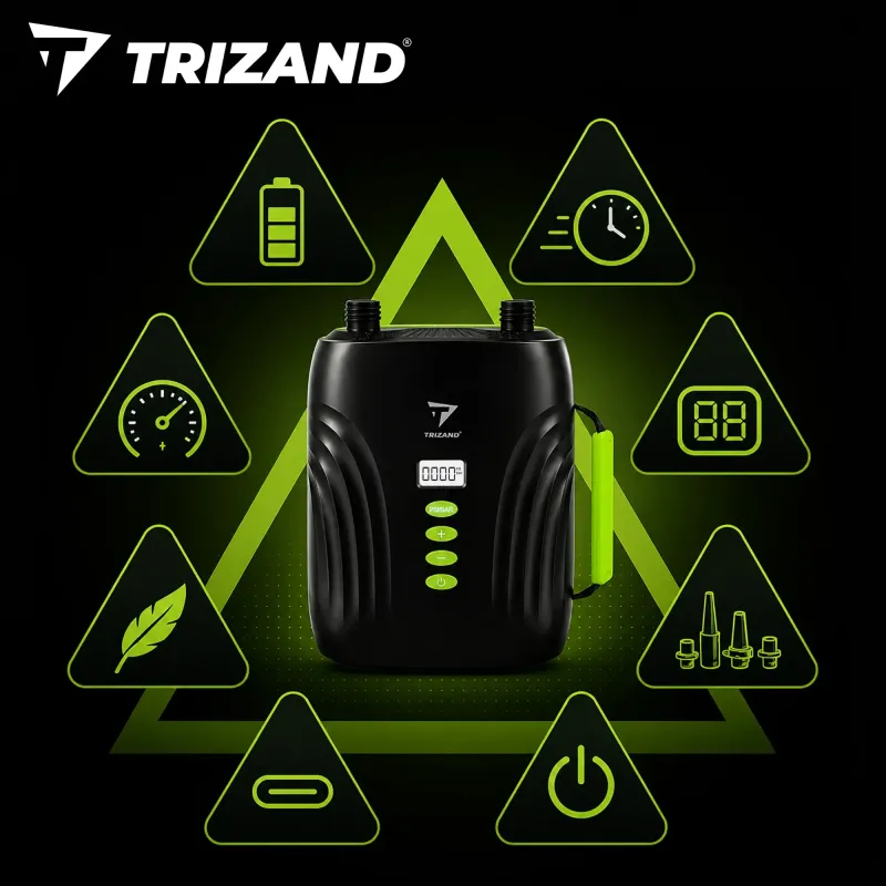 Trizand SUP борд батерия помпа