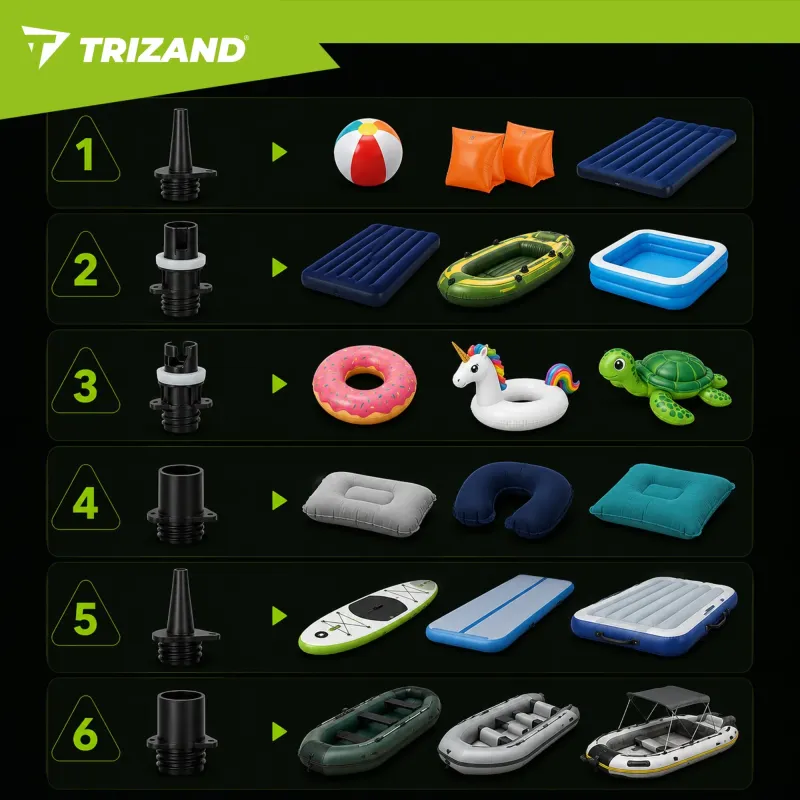 Trizand SUP борд батерия помпа