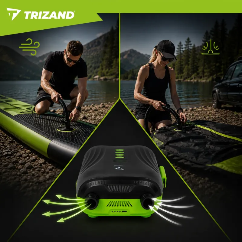 Trizand SUP борд батерия помпа