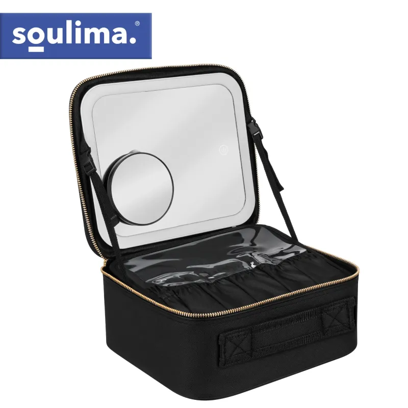 Козметичен куфар с LED огледало Soulima 27236