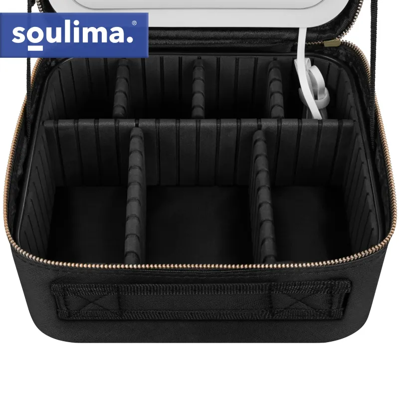 Козметичен куфар с LED огледало Soulima 27236