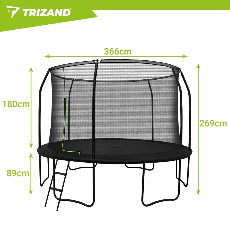 Батут 366cm HQ Trizand