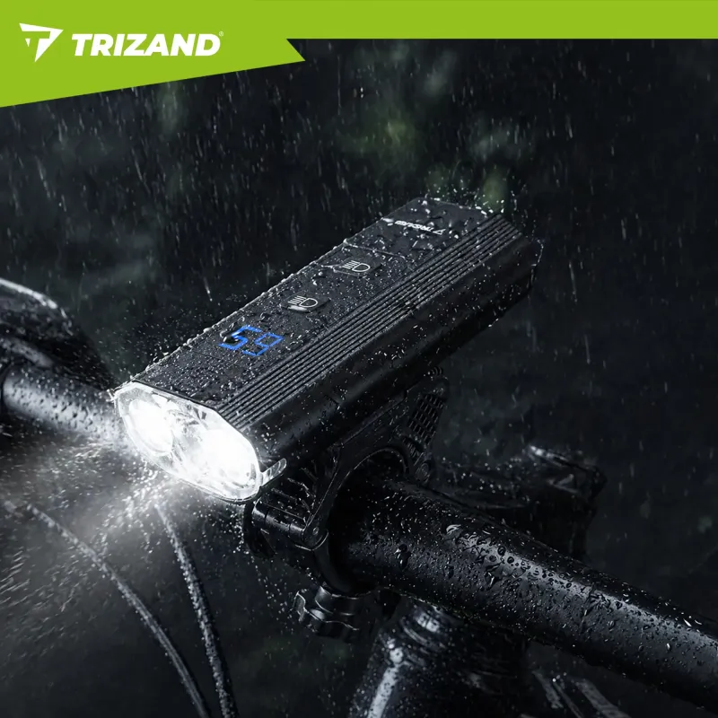 LED светлина за цикъл 1300lm + Trizand задна светлина