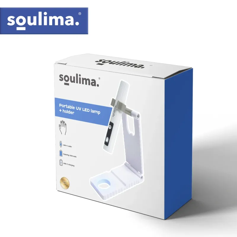 Преносима UV LED лампа + държач Soulima
