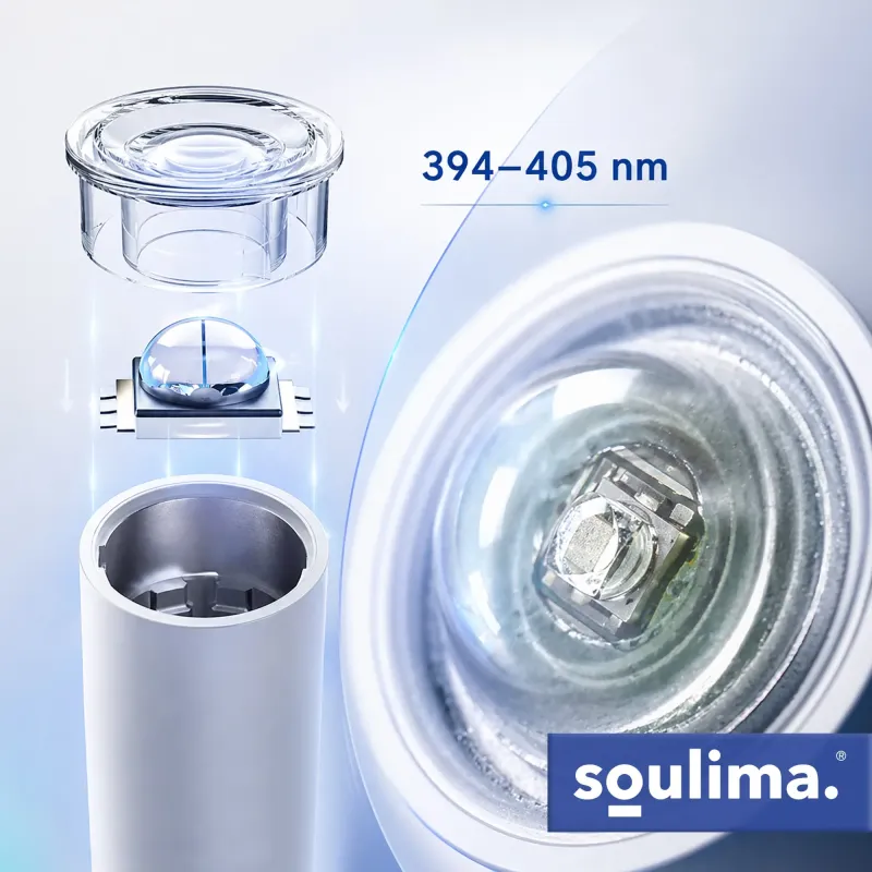 Преносима UV LED лампа + държач Soulima