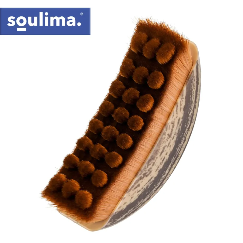 Суха масажна четка за лице/врат Soulima