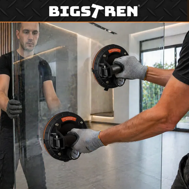 Вакуумна вендуза с помпа комплект от 2бр Bigstren