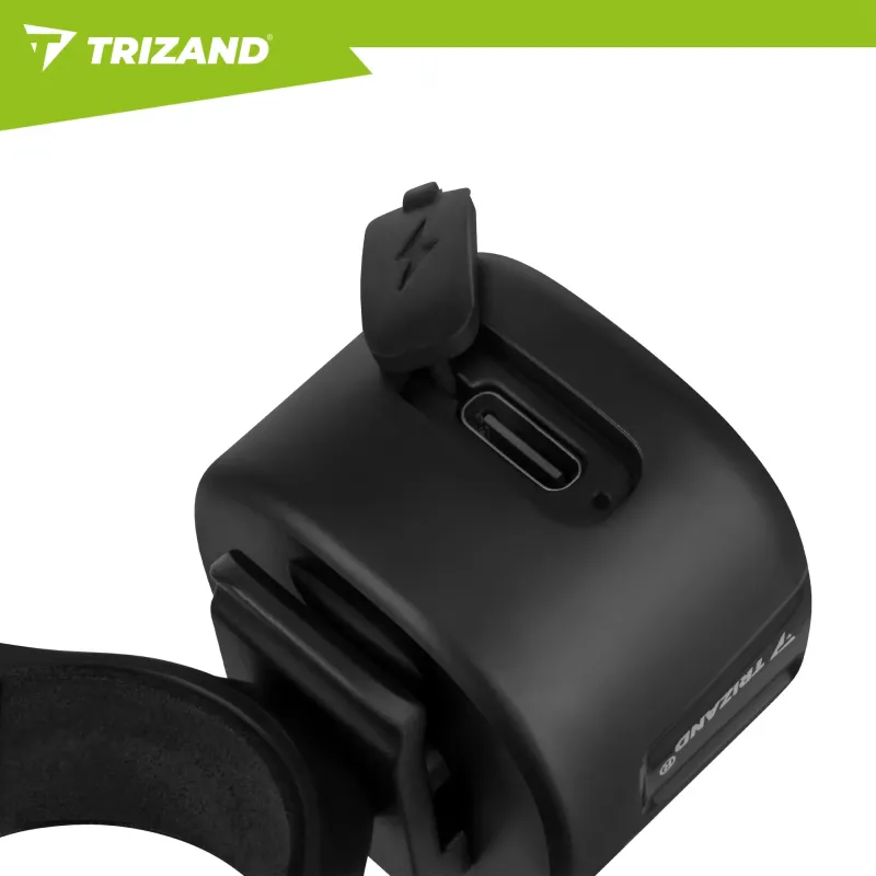 Червена велосипедна лампа Trizand