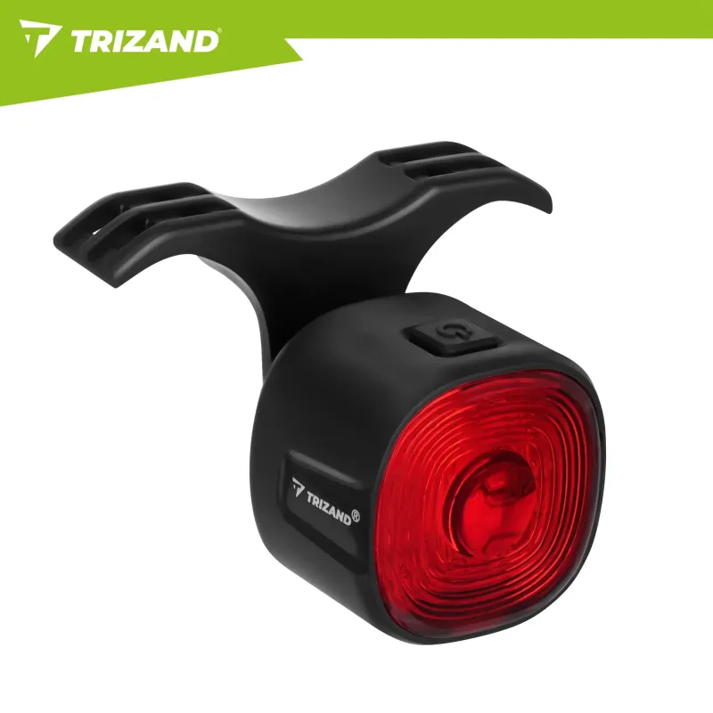 Червена велосипедна лампа Trizand