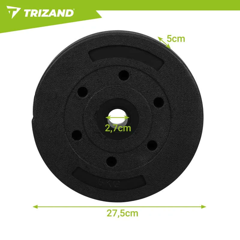 Тежести 5kg - комплект от 4бр. Trizand
