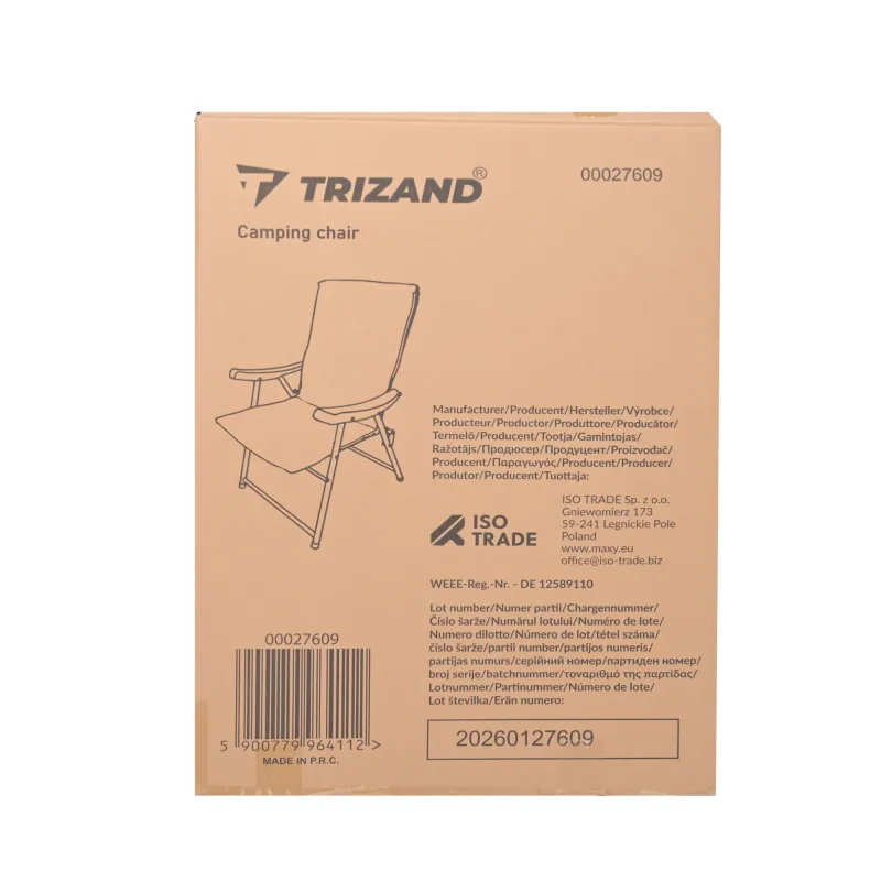 Туристически стол 59x70x91 см Trizand