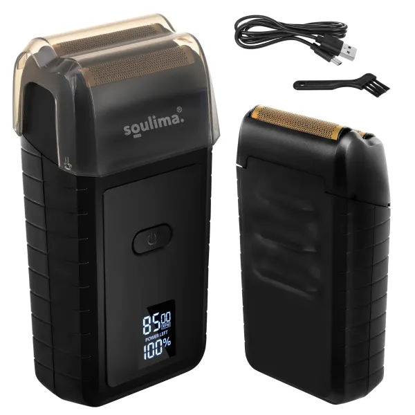 Бръснач за брада с LED дисплей Soulima