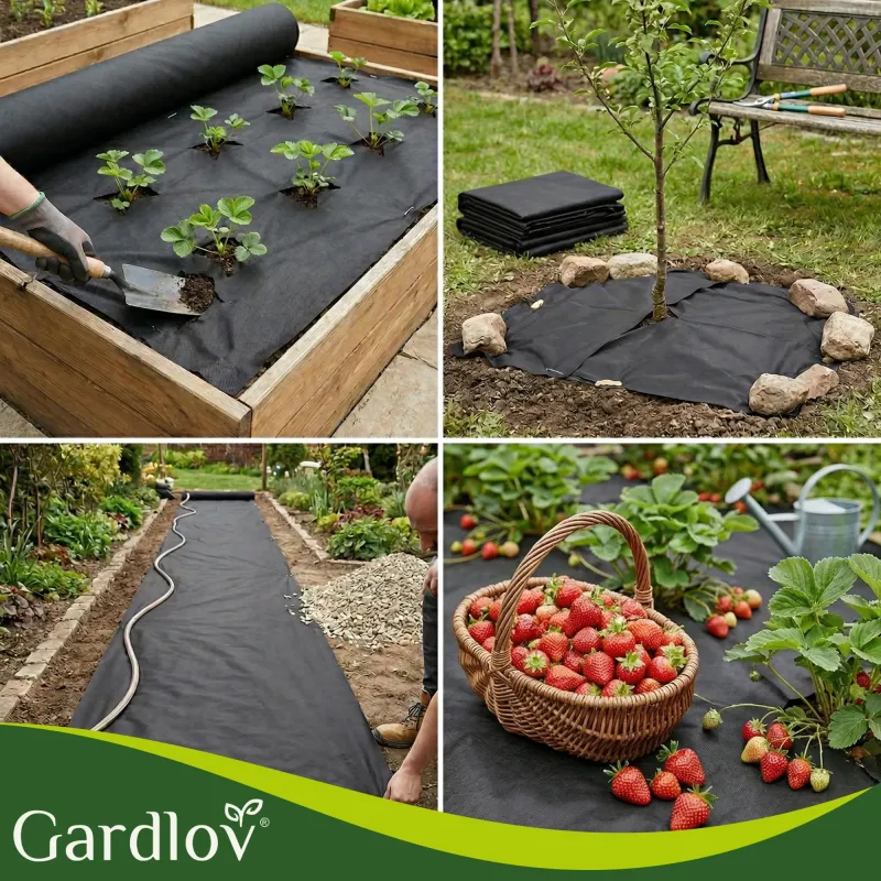 Черна агротекстилна тъкан 1,6x20 м, 50 г/м² Gardlov