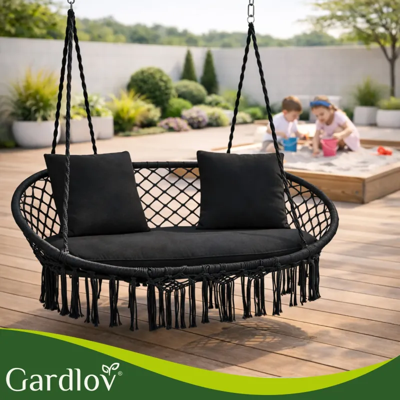 Люлка за щъркелово гнездо двойна черна Gardlov