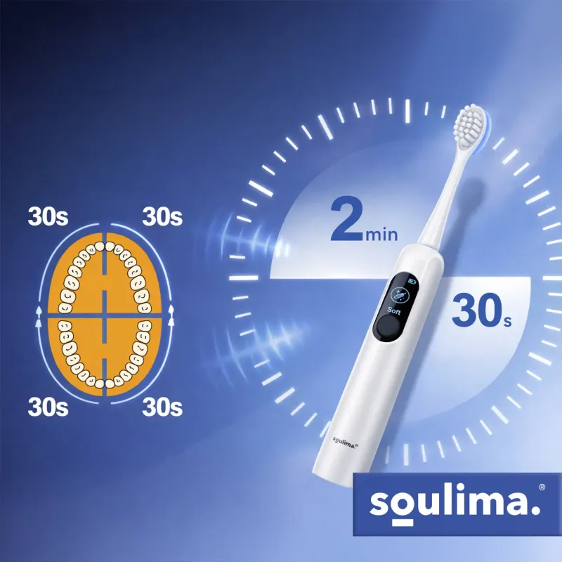 Сончева четка за зъби, бяла, Soulima 26850
